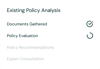 Policy analysis checklist